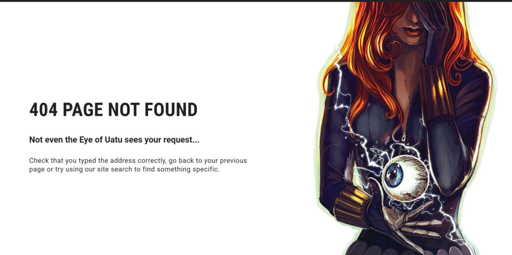 Marvel 404 Page