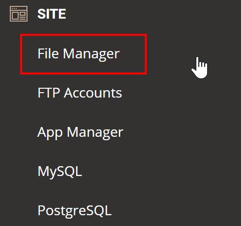 File Manager in Siteground for Creating a Child Theme in WordPress