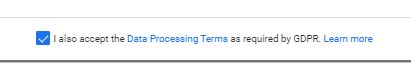 Google Tag Manager Terms and Conditions